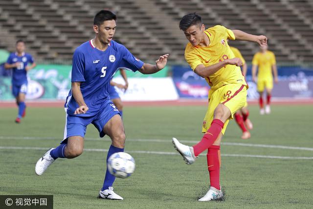 U23亚预赛-U22国足2-0菲律宾 何超张修维建功