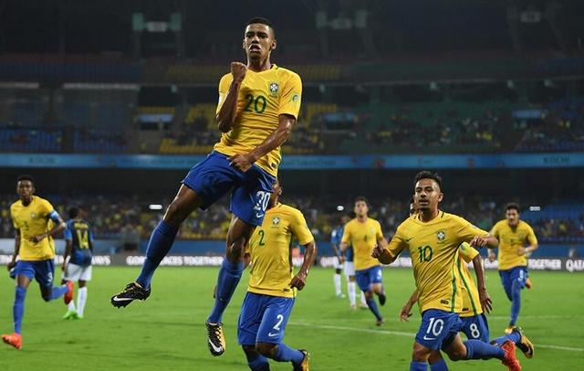 U17世界杯-巴西3-0洪都拉斯 八强战对决德国