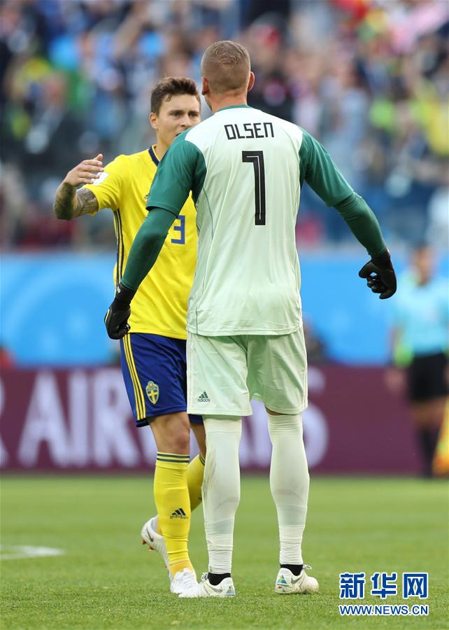（世界杯）（4）足球——瑞典队淘汰瑞士队晋级八强