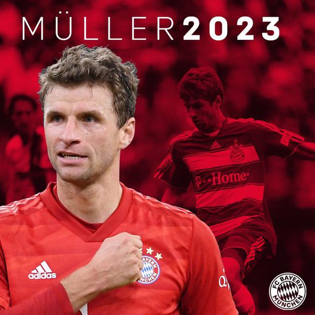 穆勒续约至2023年拜仁慕尼黑俱乐部官网正式宣布