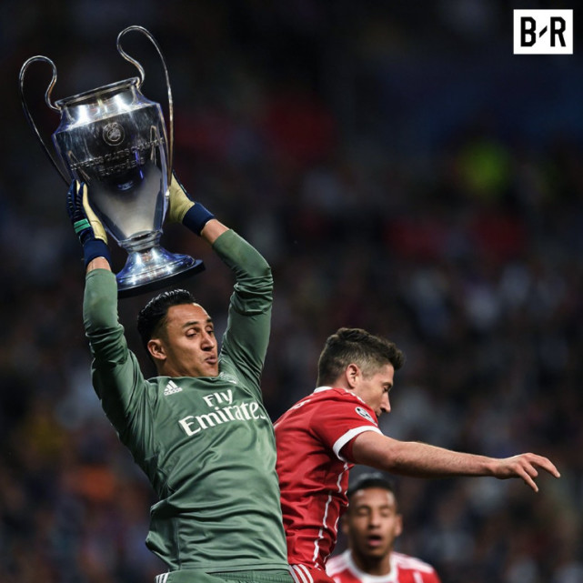 纳瓦斯护送皇马进入欧冠决赛(图片来自网络)