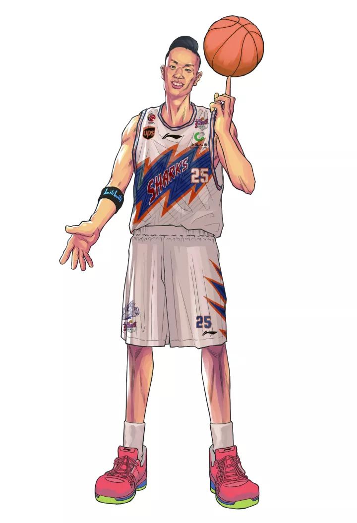 上海男篮发布漫画写真 将二次元风进行到底(组图)