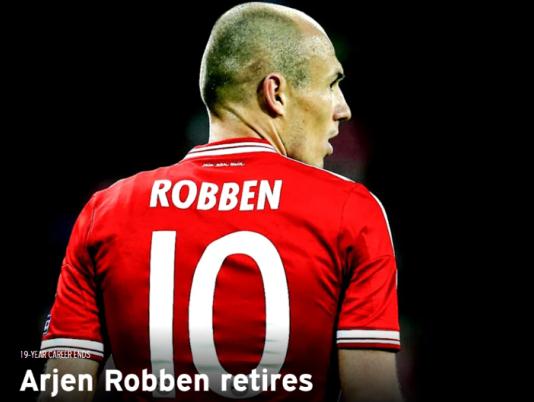 罗本退役!当小飞侠选择不再飞翔 终于向我们说了再见