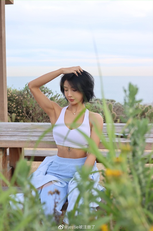 网红美女健身博主美照曝光颜值身材均在线组图