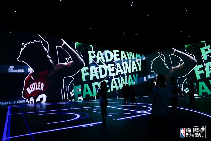 NBA中国全球首发主题光影秀 视觉艺术讲述篮球传奇——上海热线体育频道
